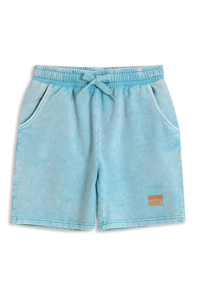 4PRESIDENT Oliver Light Blue short acid wash