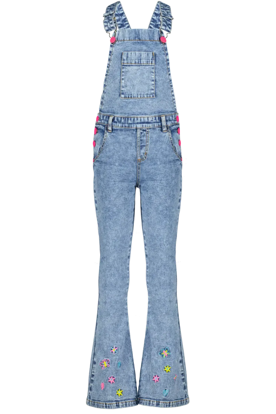 4President Halina Light Blue tuinbroek meisjes