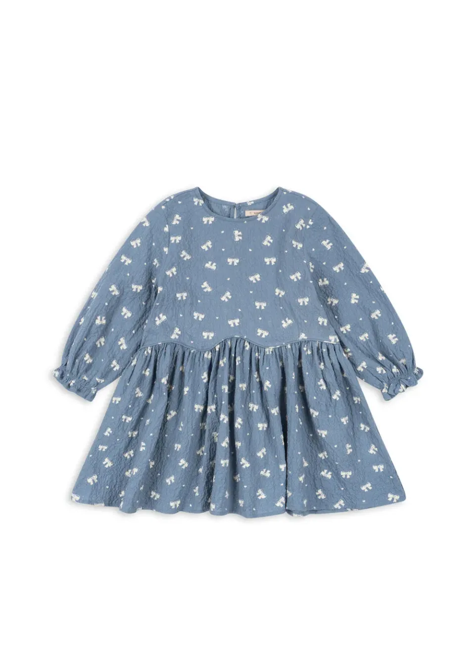 Konges Sløjd Vida jurk boucle blue biokatoen