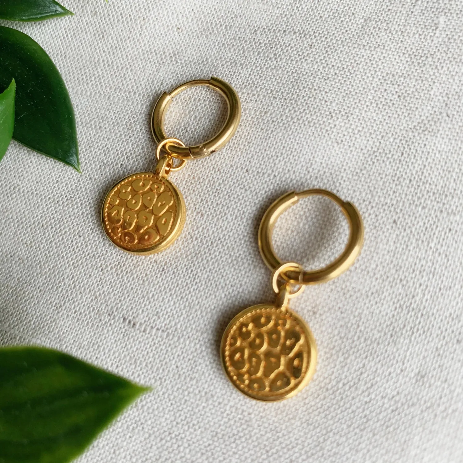 SoDa Fashion Ibiza Leopard Goud baby haarbandje luipaard