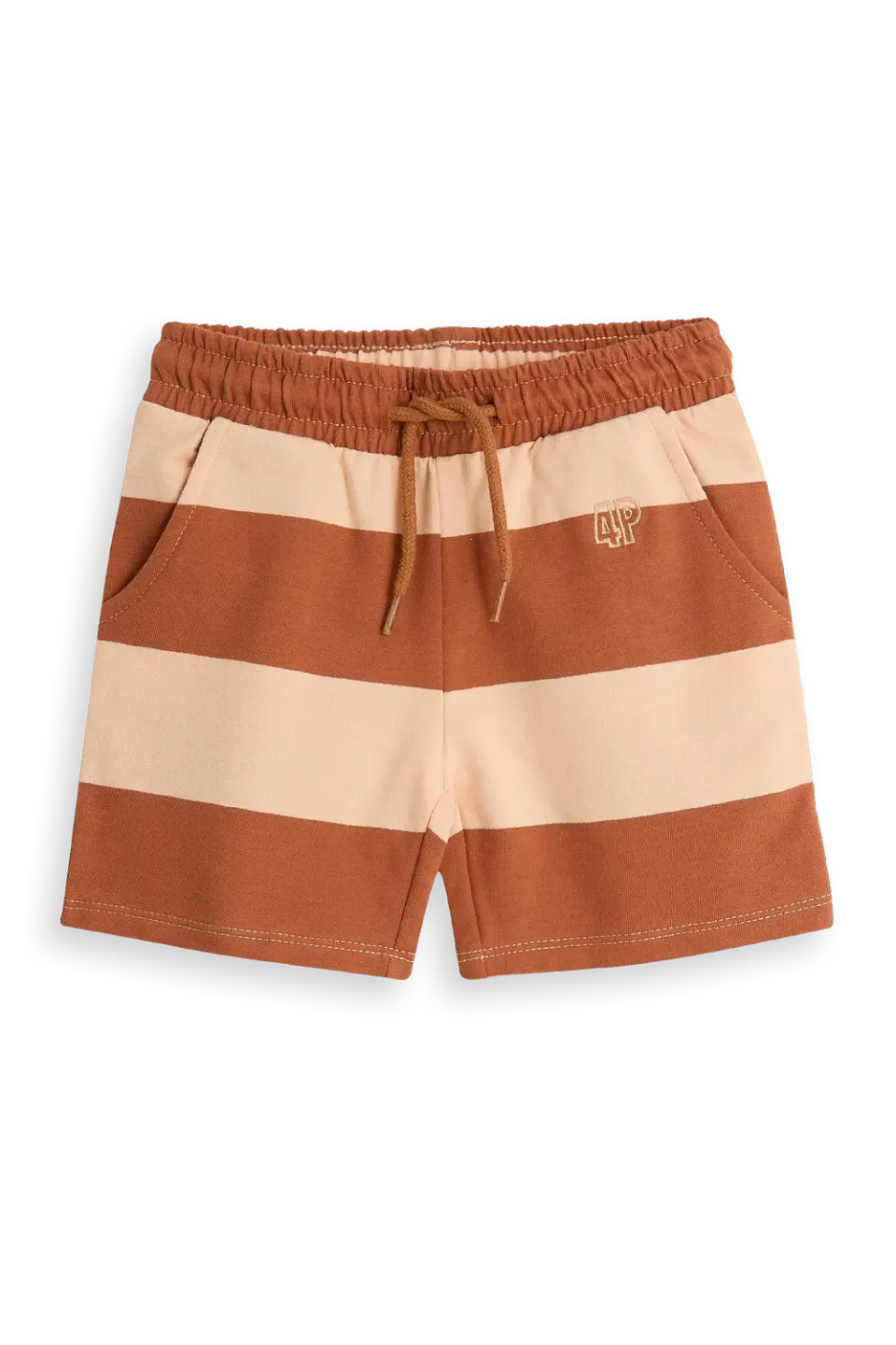 4PRESIDENT Cees Peach Quartz short gestreept