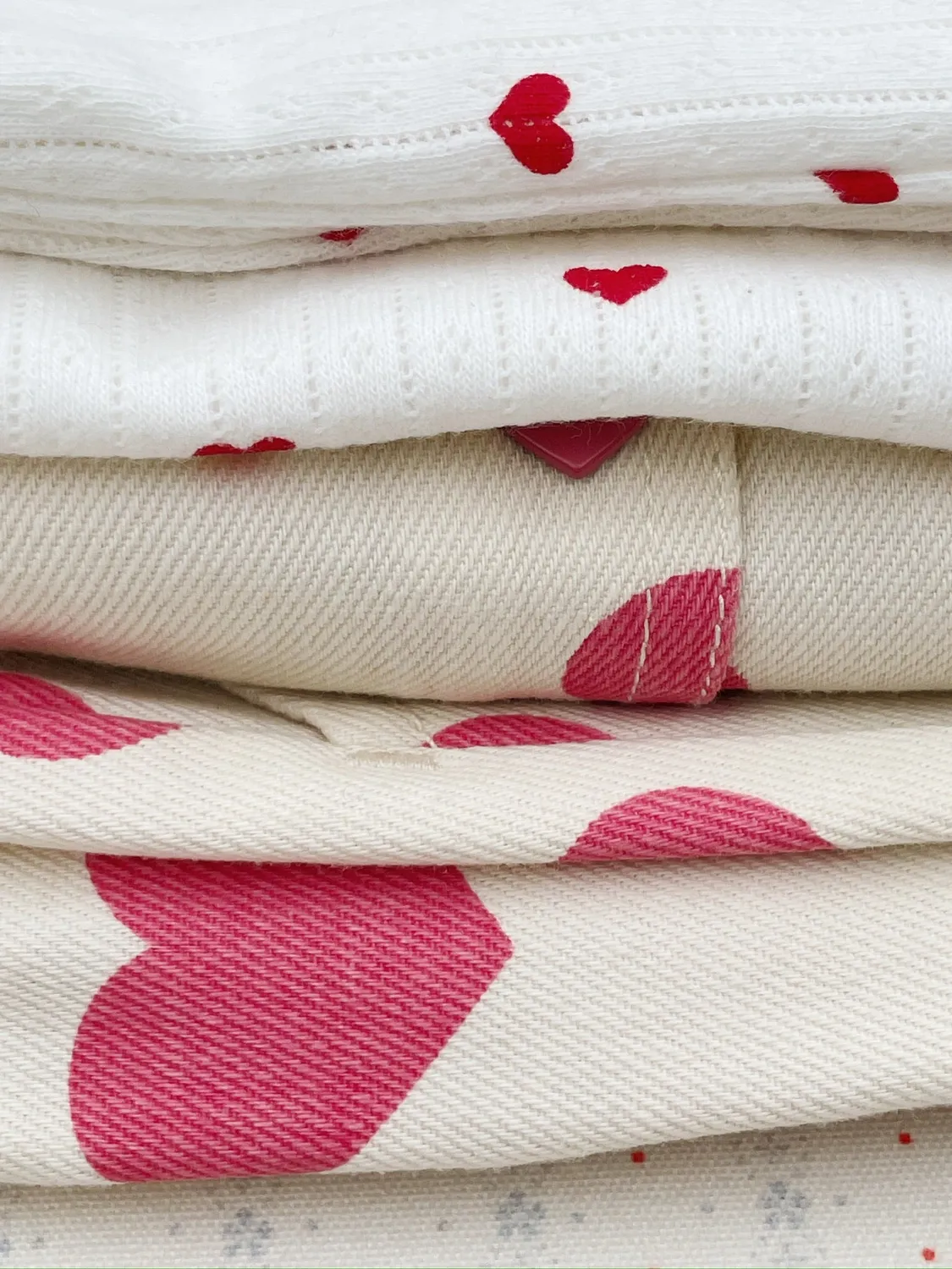 Konges Sløjd Magot broek bon coeur pink biokatoen