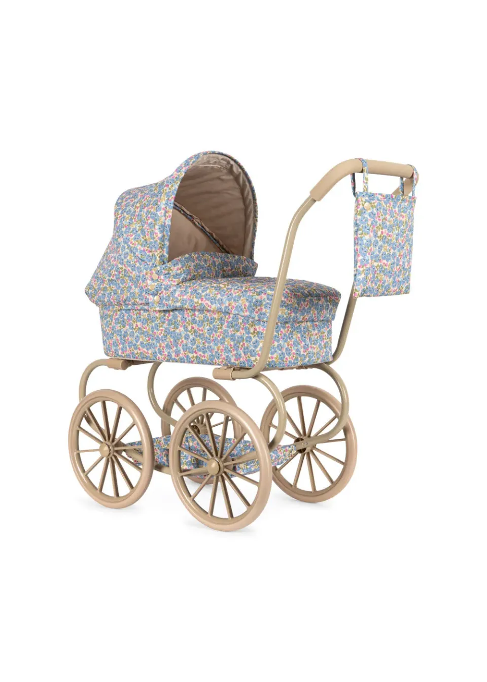 Konges Sløjd Minnie poppenwagen fleur rosier katoen