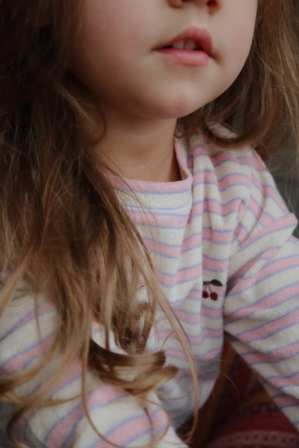 Konges Sløjd Itty sweater lolly stripe biokatoen