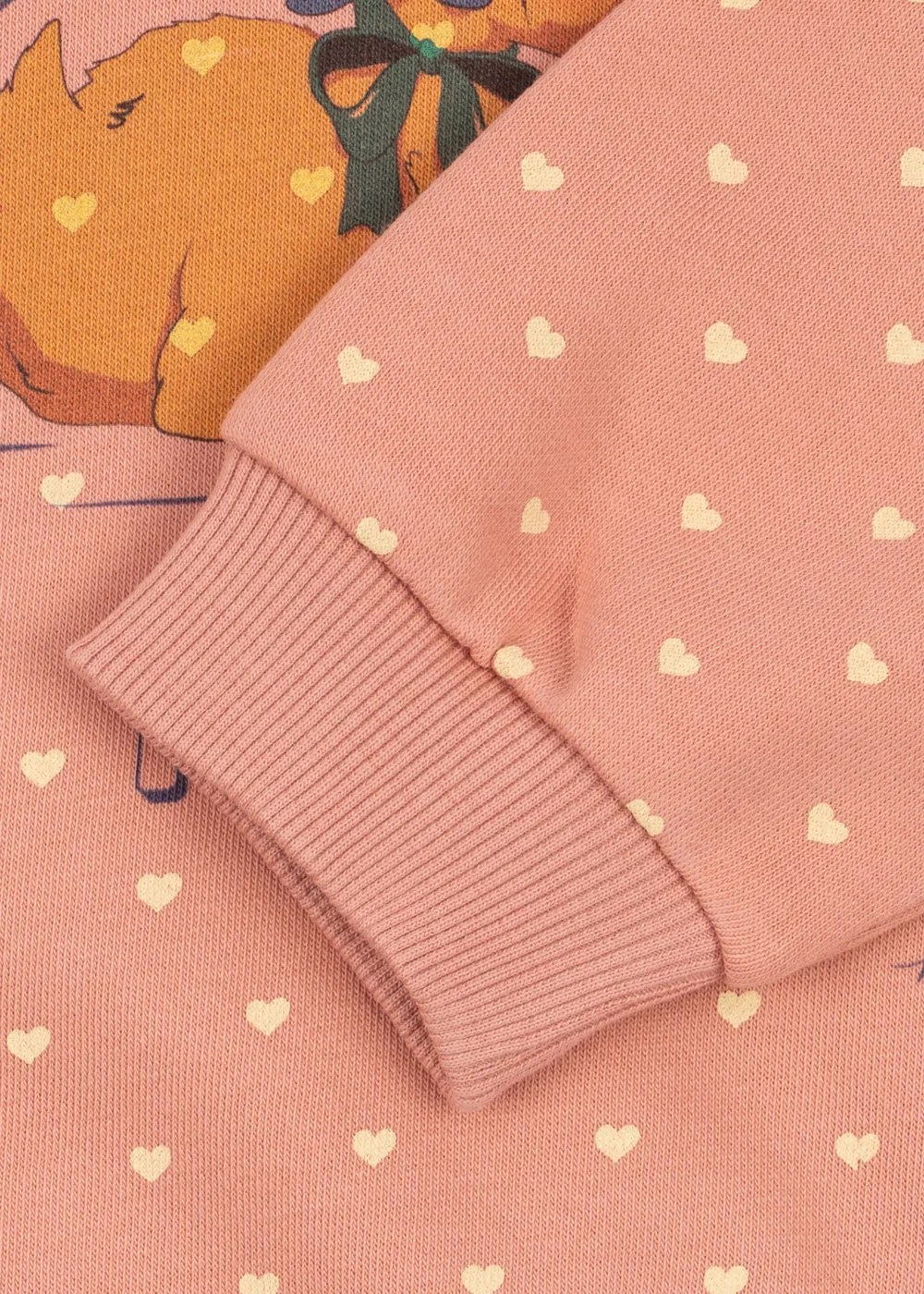 Konges Sløjd Spotty Sweater coeur feathers biokatoen