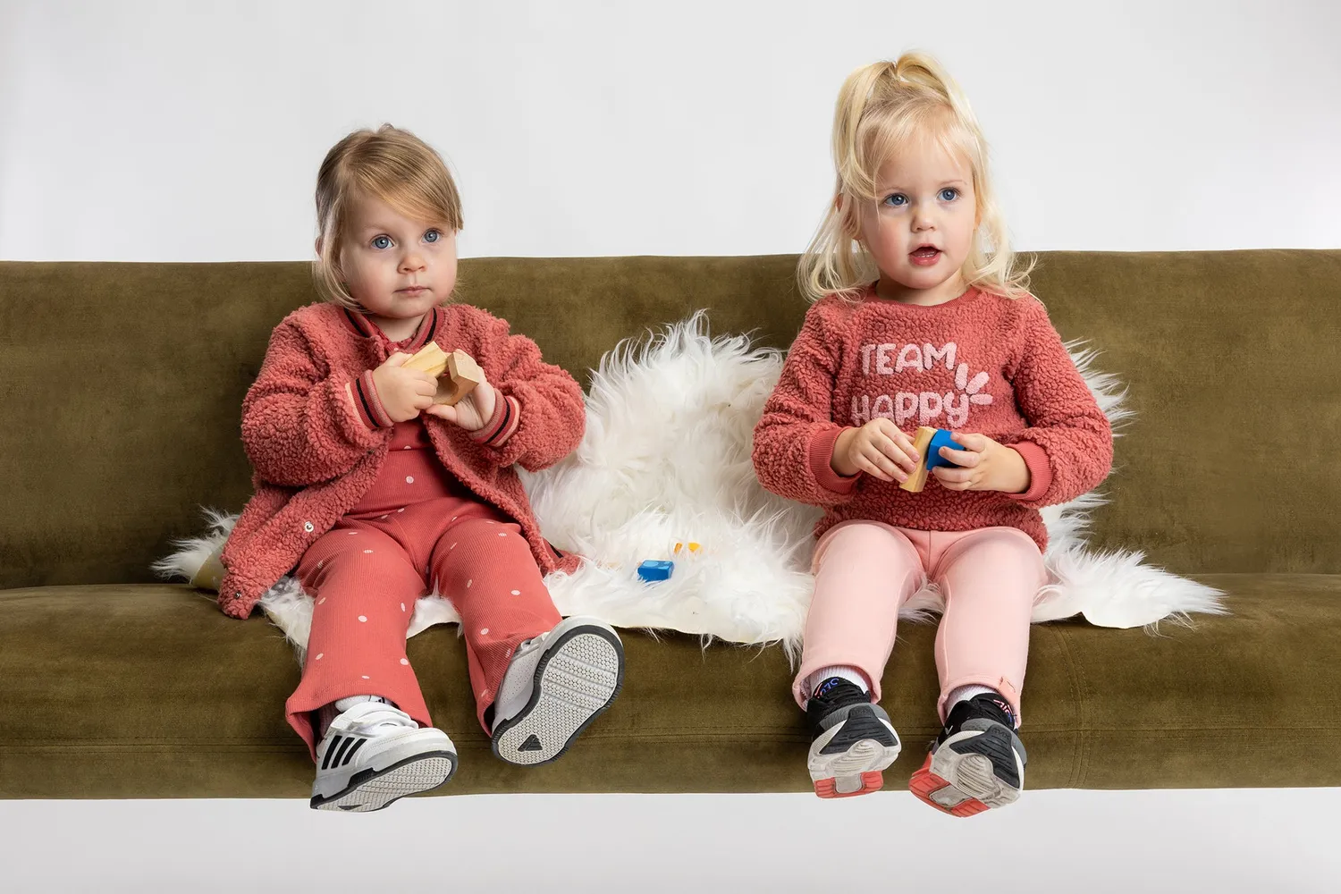 4President Franka Dusty Cedar Dot meisjes broek katoen