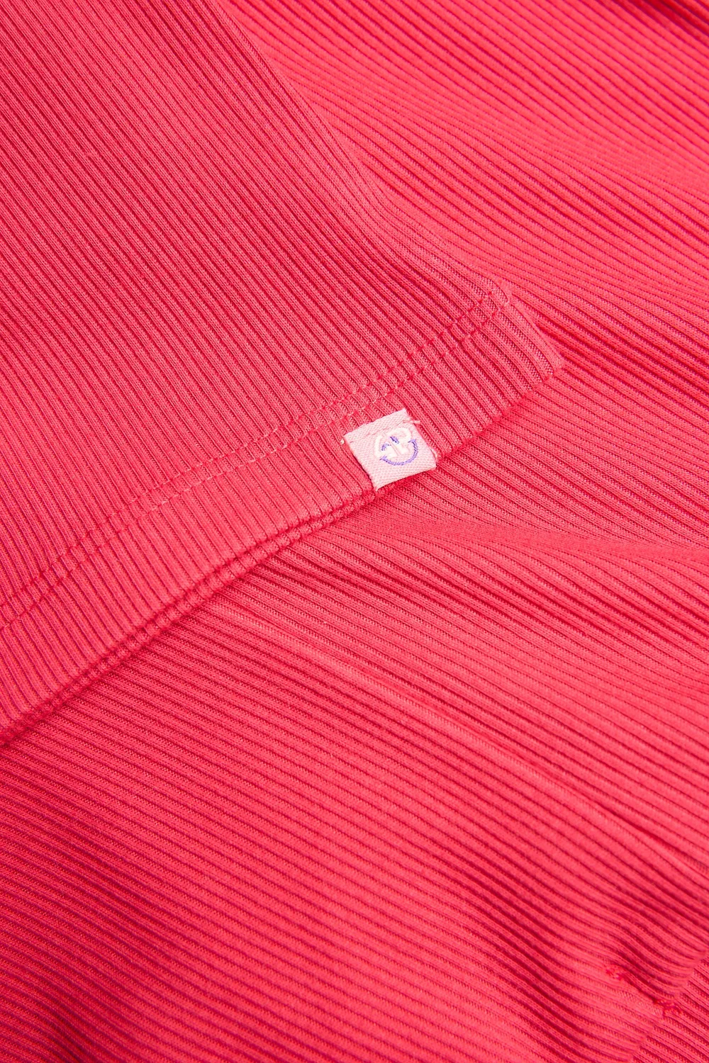 4President Roxy Fuchsia flare broek roze ribstof