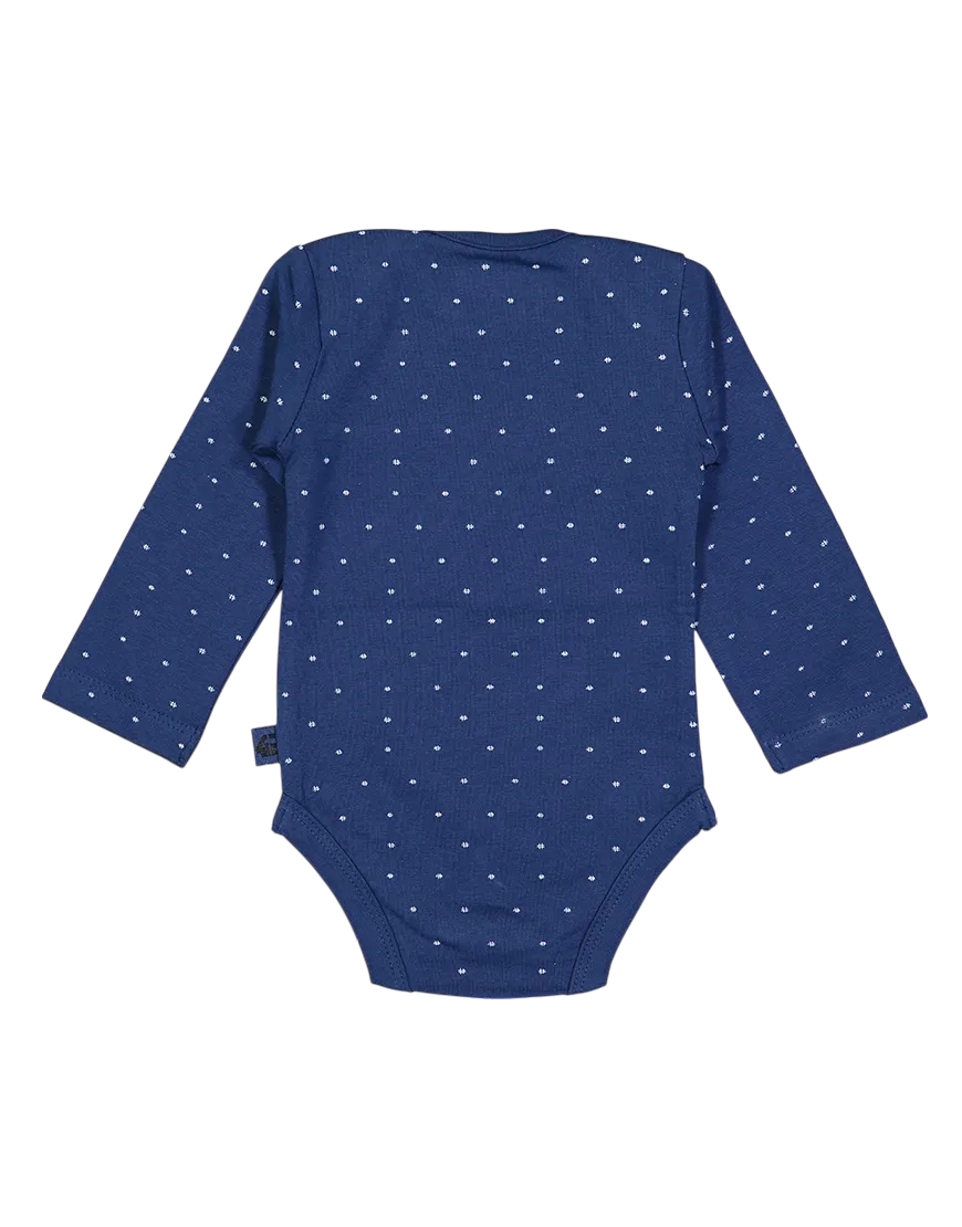 4PRESIDENT Skye romper Navy AOP katoen