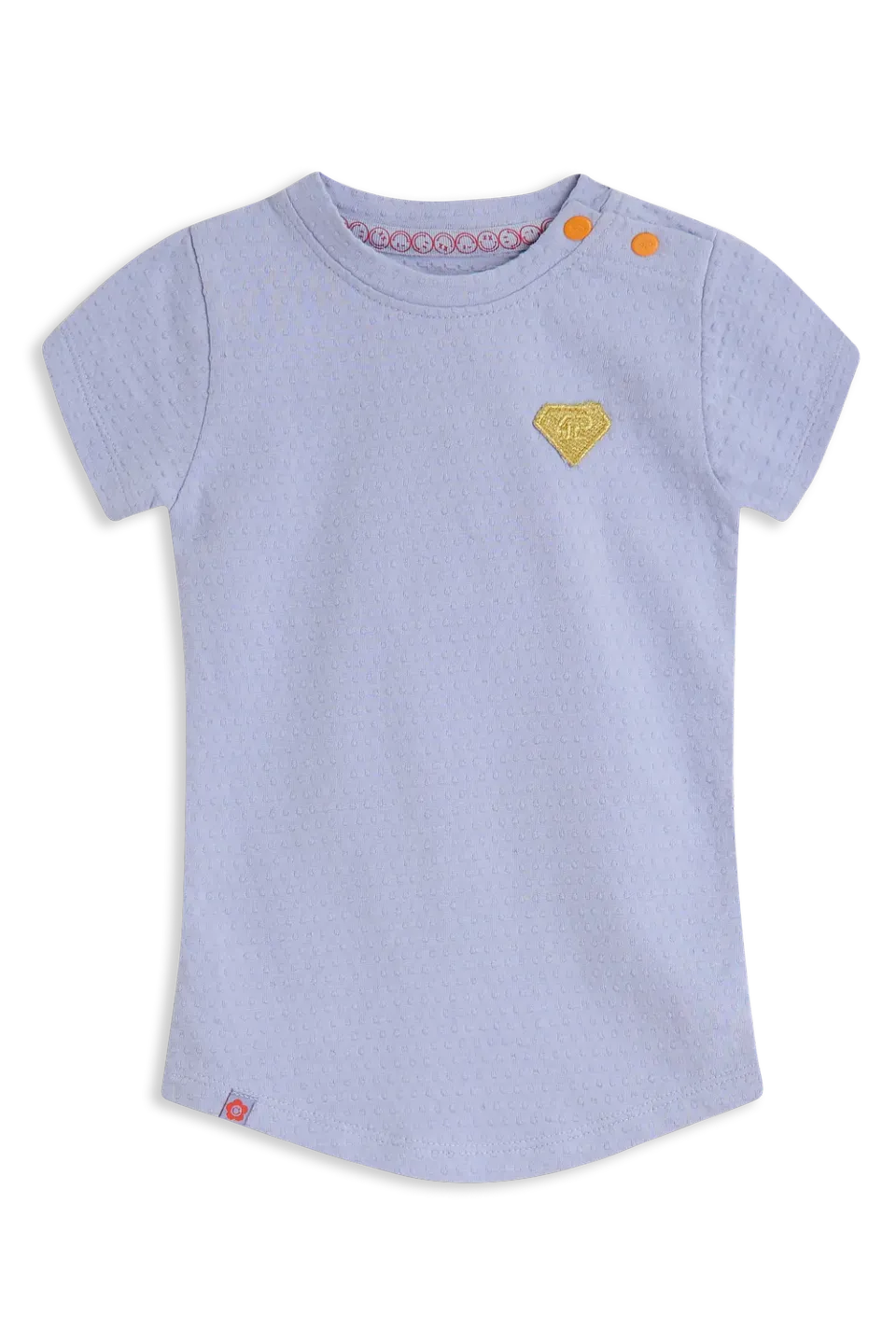 4President Noelani T-shirt lilla bubbel katoen