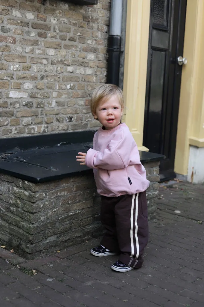 Louloúdi Sidney joggingbroek strepen jeans