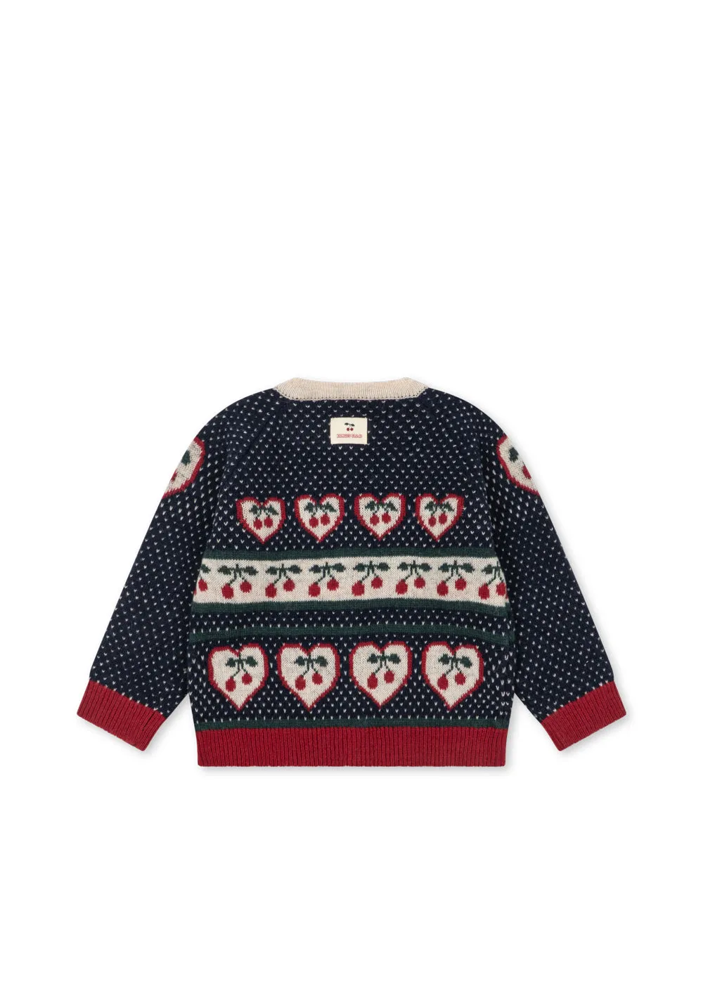 Konges Sløjd Belou vest cherry wolmix
