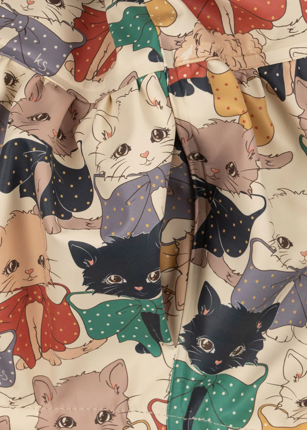 Konges Sløjd Rainy Palme regenjas fleece cats dogs