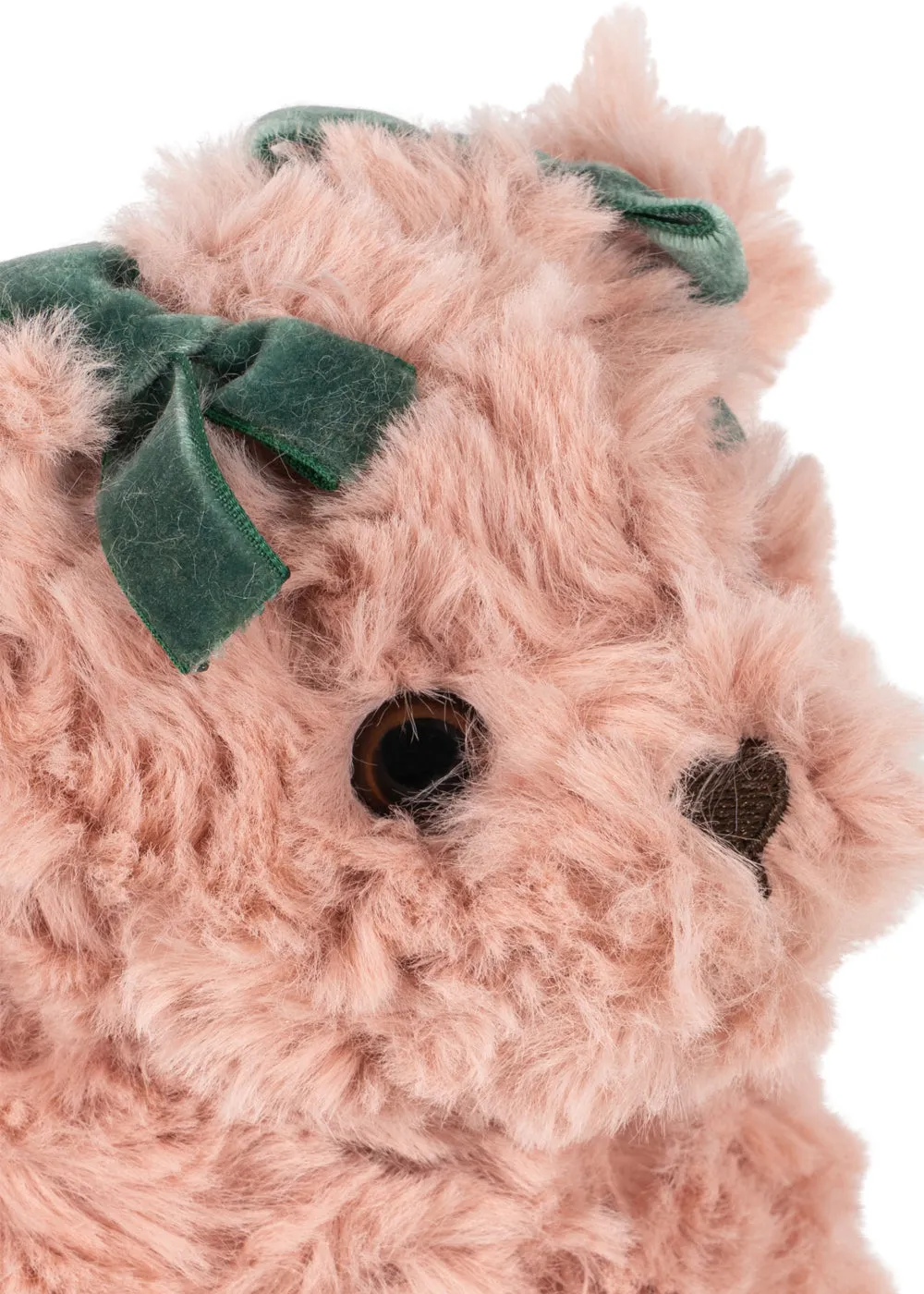 Konges Sløjd Teddy slofjes dusty pink pluche
