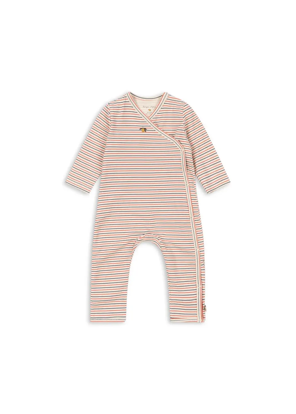 Konges Sløjd Basic Rompertje stripe tricolore petit biokatoen
