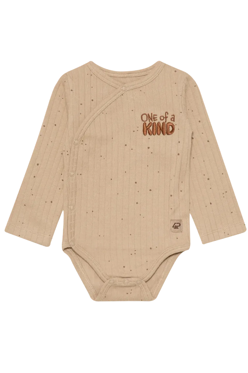4President Zenne Sand romper baby unisex katoen