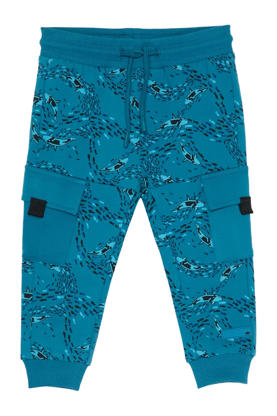 4President Bas joggingbroek jongens blauw katoen