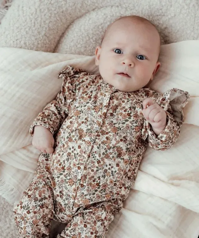 Soda Fashion Trendy Bloem Ruffle boxpakje bloemen