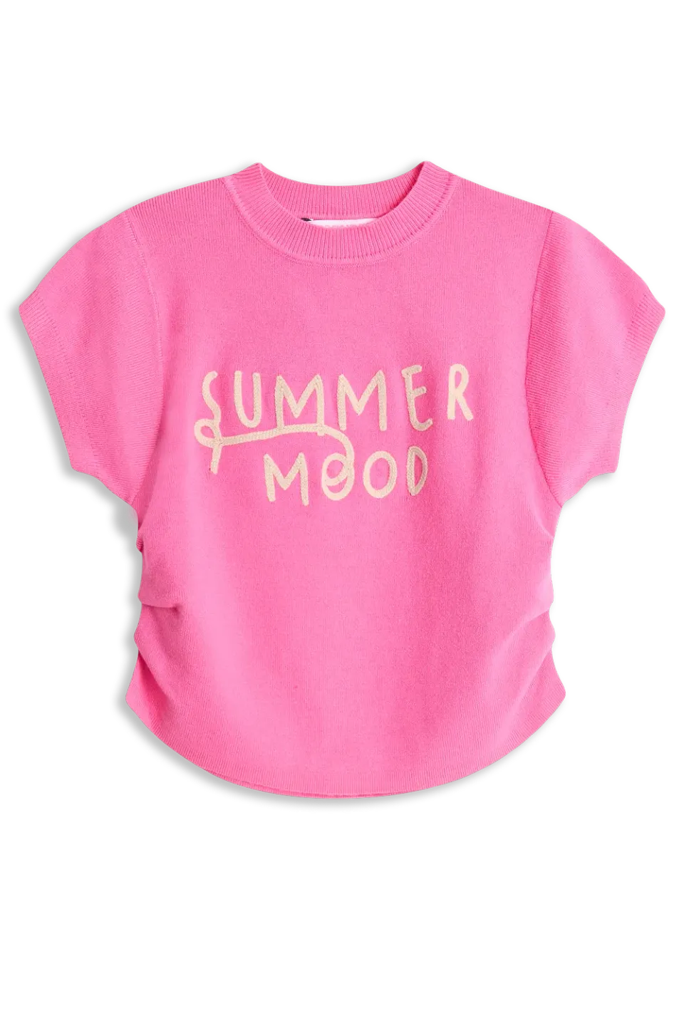 4President Rosie Pink T-shirt meisjes brede kraag