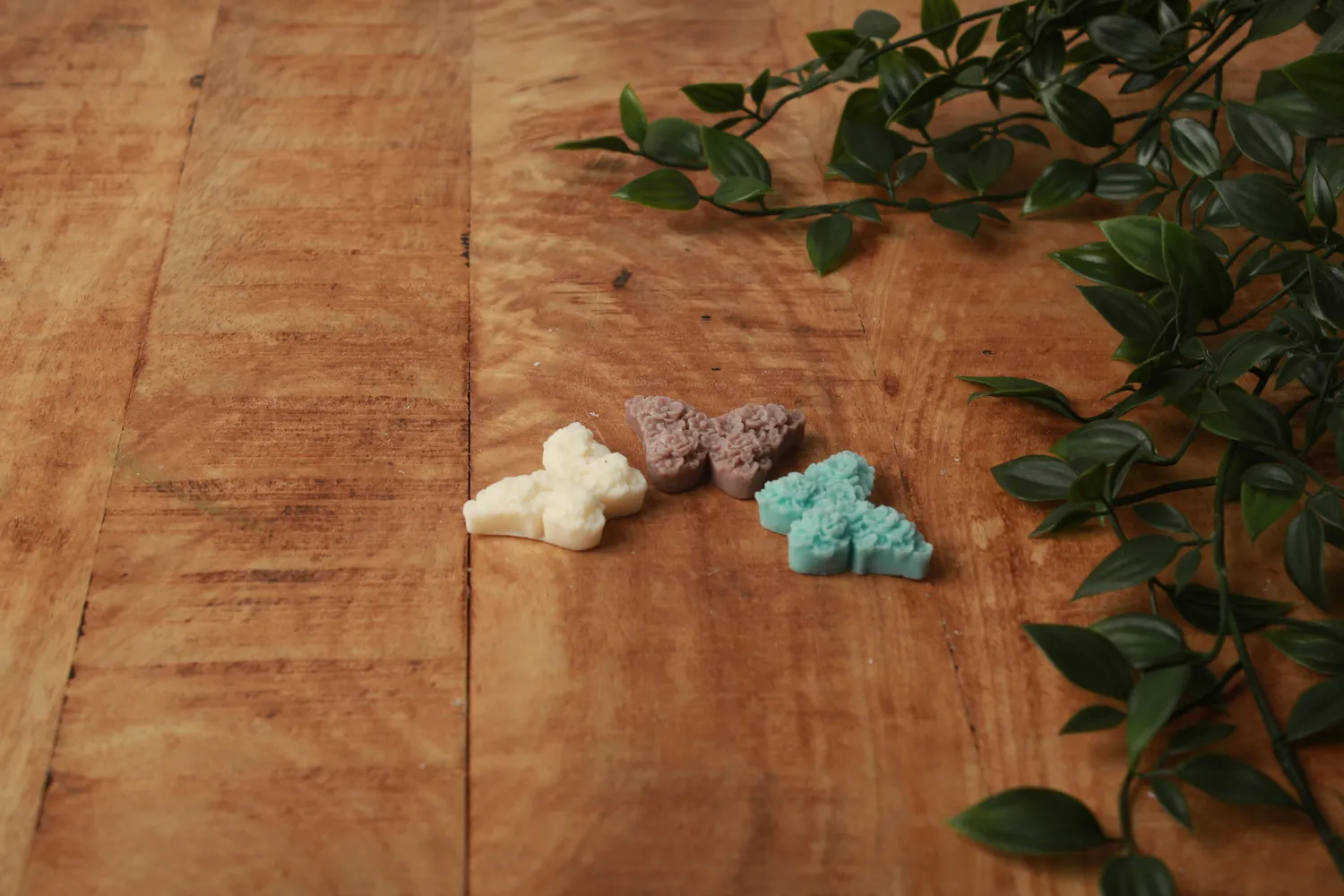 Een presentje vlinder waxmelt frislinnen blauw 50 gram