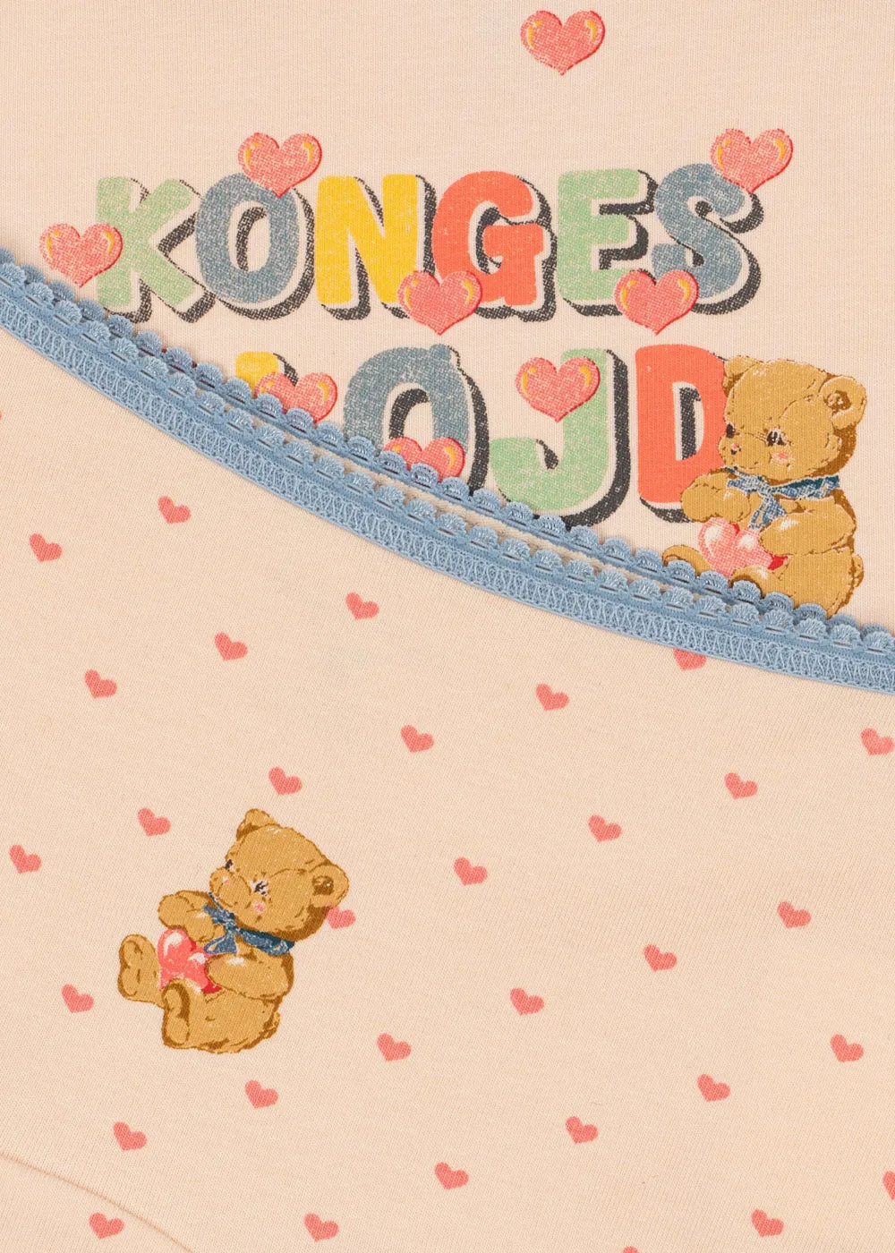 Konges Sløjd Basic Ondergoedset Teddy Coeur biokatoen