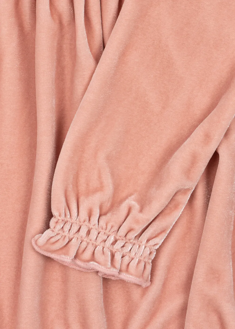 Konges Sløjd Gia jurk met strik mellow rose velours