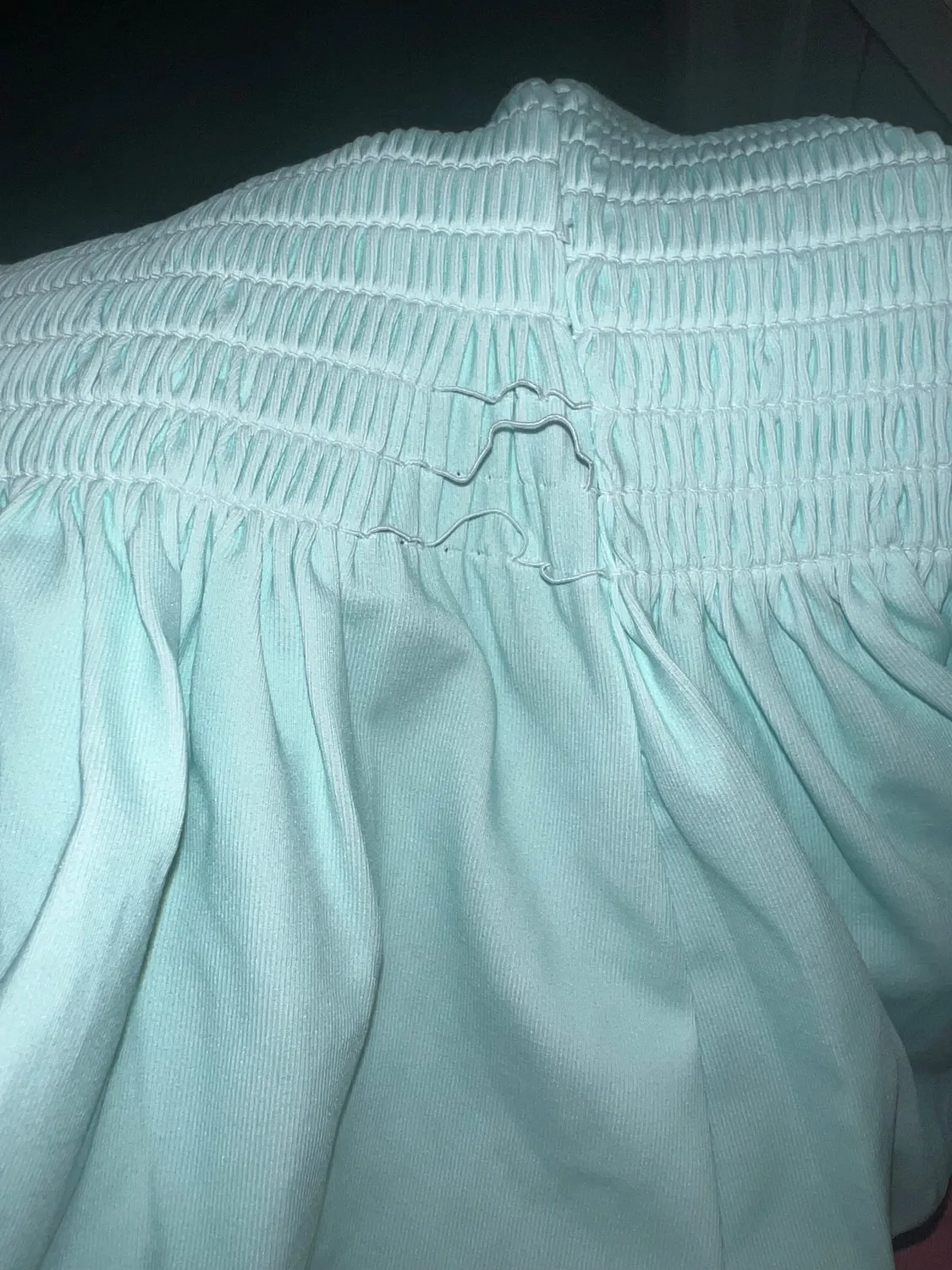 Busy Bee Smocks Icy Mint midi jurk Medium defect smock