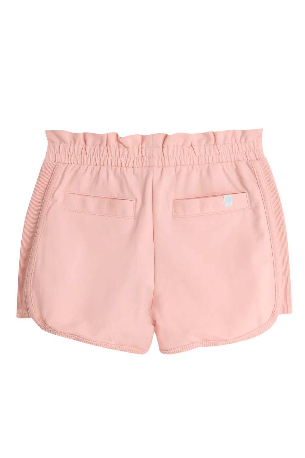 4President Babet short meisjes poederroze ruches katoen