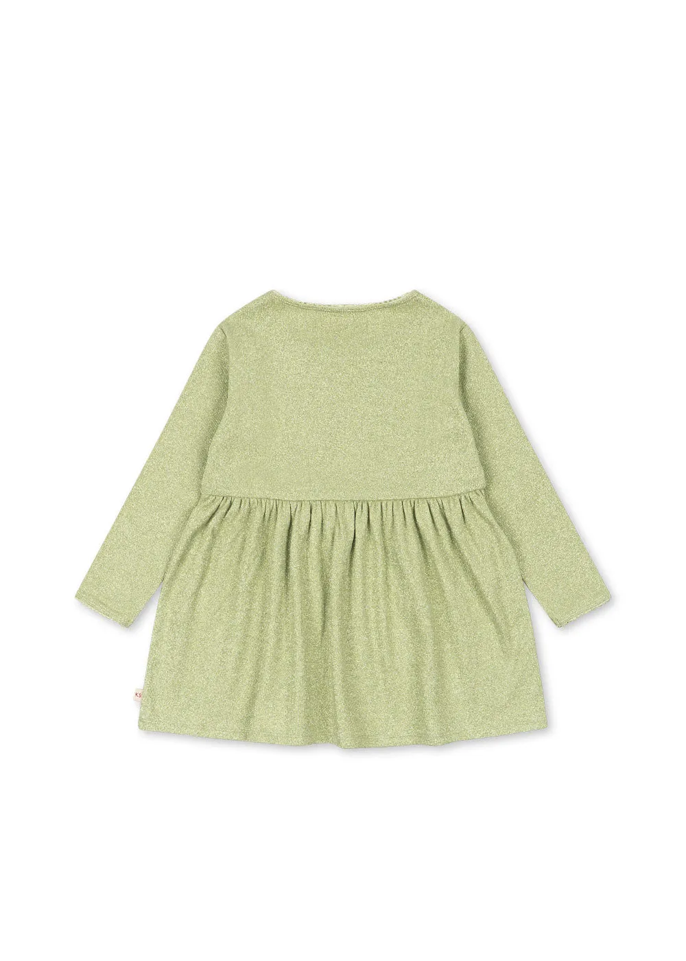 Konges Sløjd Roli jurk leek green rib biokatoen