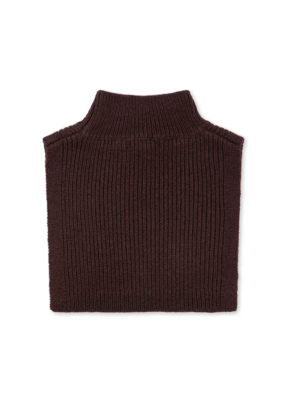 Konges Sløjd Basil Nekwarmer Wol Decadent Chocolate
