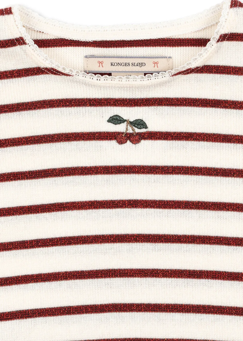 Konges Sløjd Roli streepblouse Creamy Stripe glitter