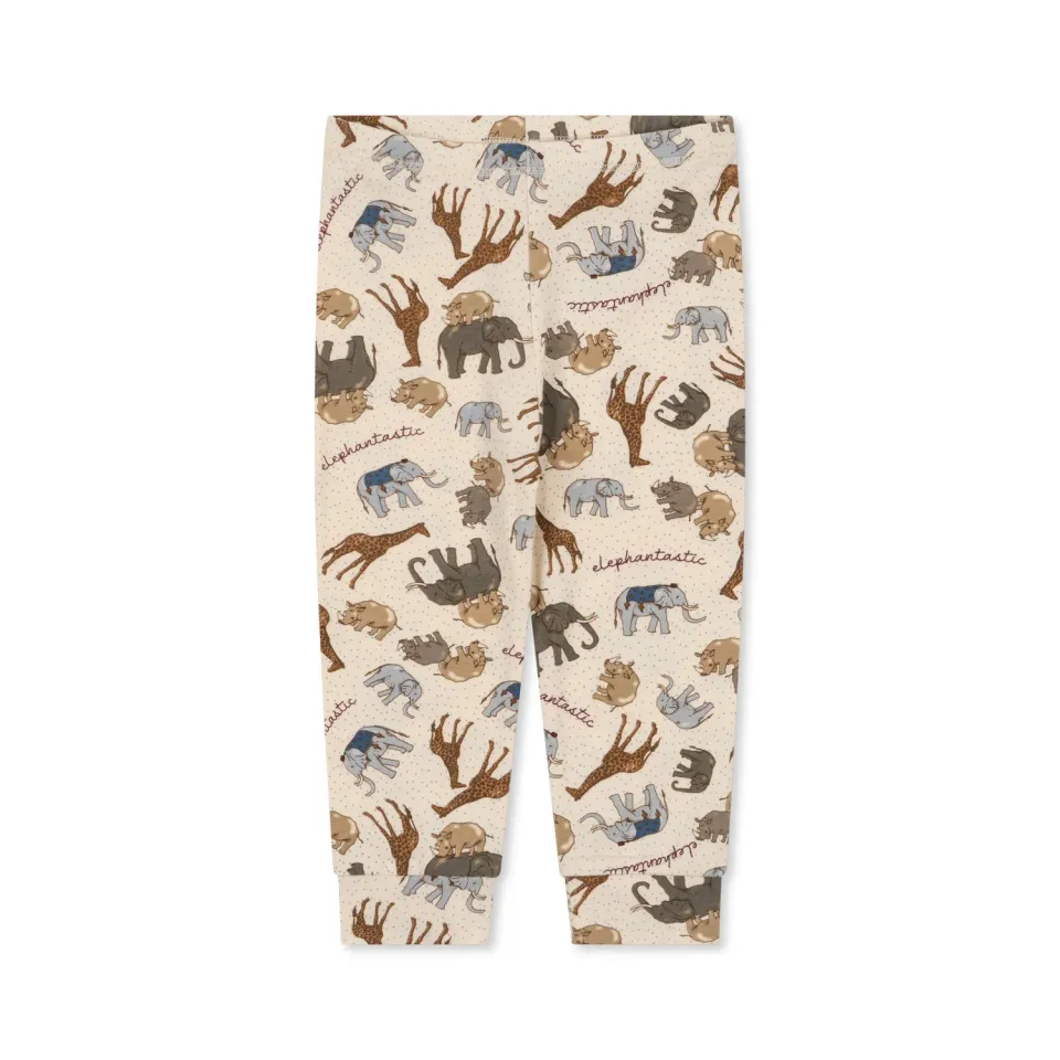 Konges Sløjd Basic legging elephantastic biokatoen