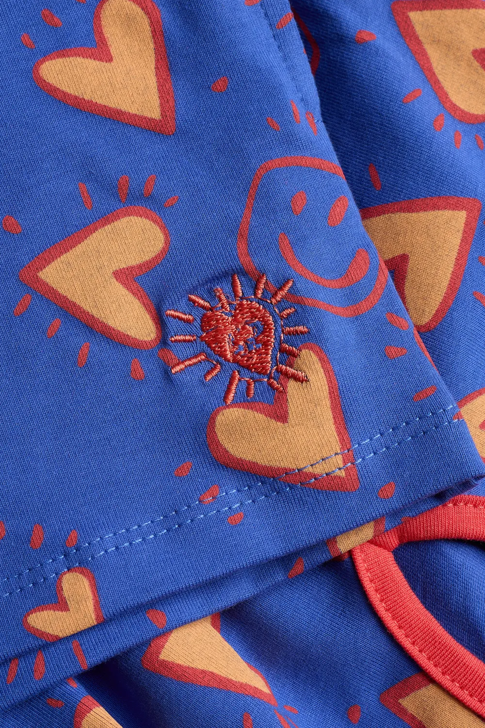 4PRESIDENT Carmen Jumpsuit dazzling blue hartjes