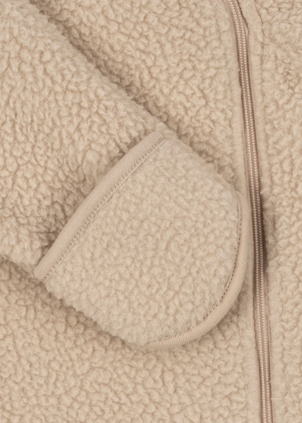 Konges Sløjd Safa rompertje oxford tan teddyfleece
