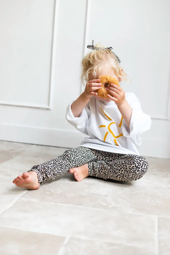 Louloúdi Bobbie legging panterprint biokatoen