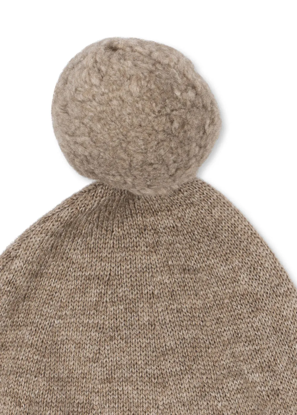 Konges Sløjd Mattou muts light brown wol