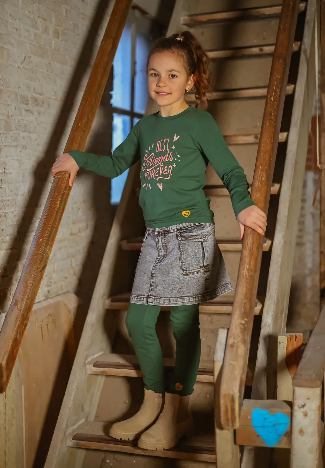 4PRESIDENT Ariana Green legging meisjes high-waist