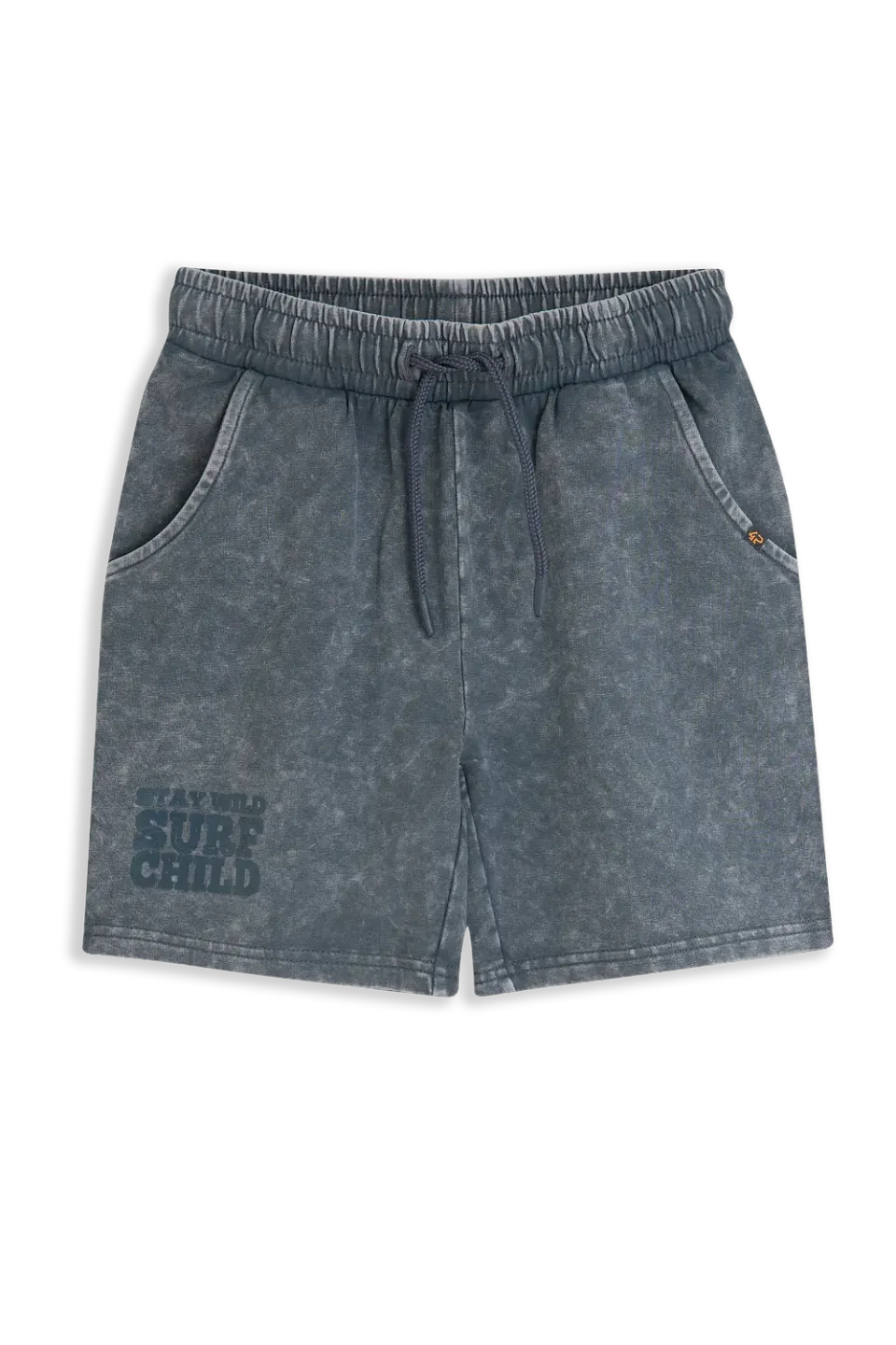 4President Orion short zwart acid wash