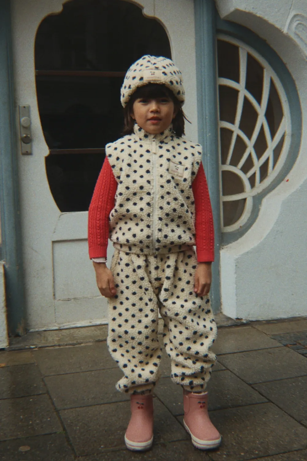 Konges Sløjd Jody teddy vest dot lumiere fleece