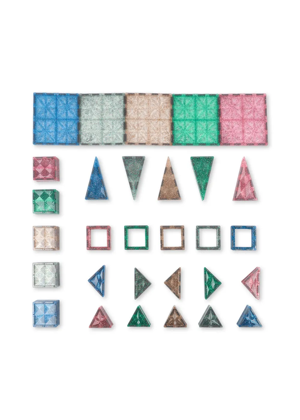 Konges Sløjd Piece by Piece bouwset glitter 100 stuks