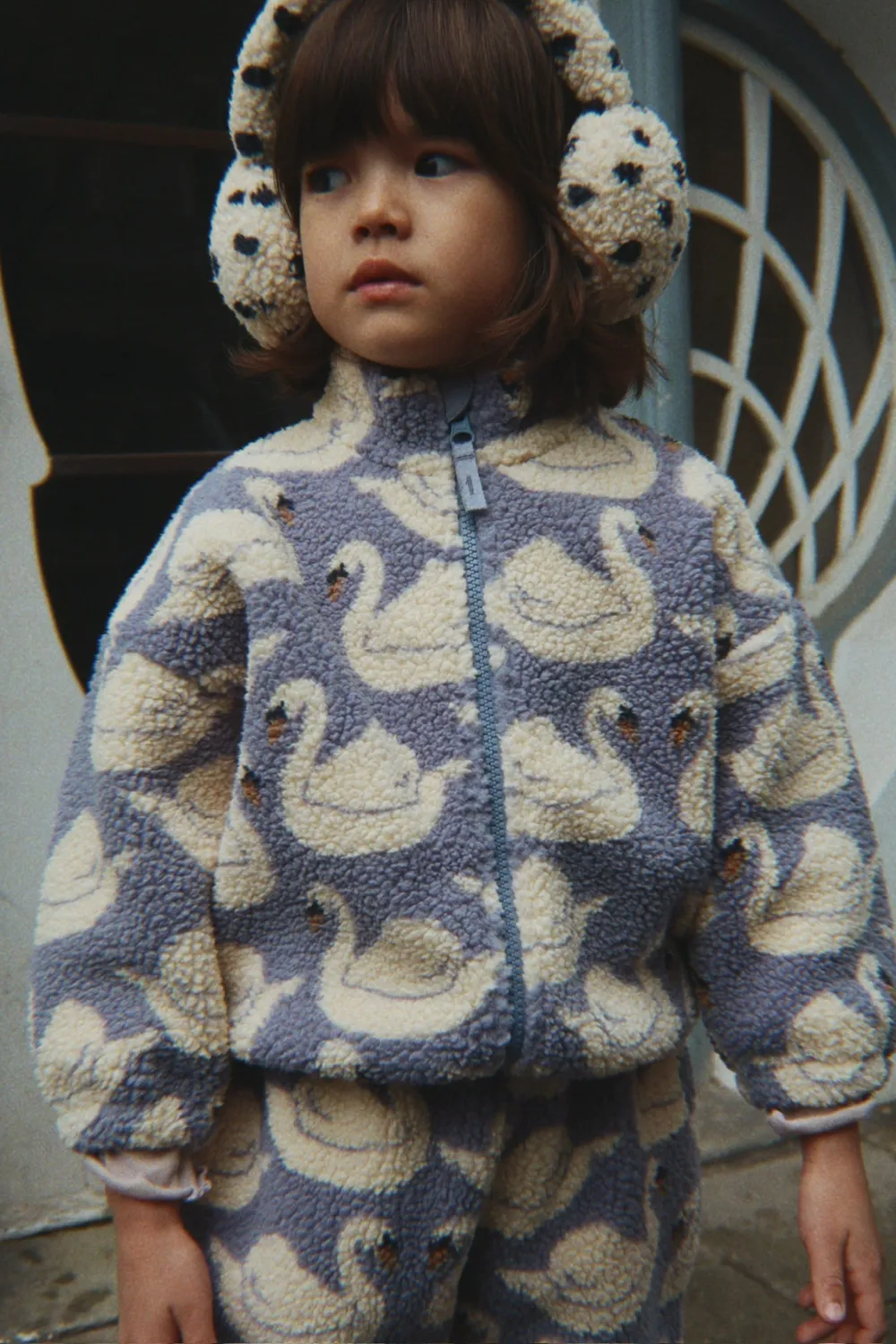 Konges Sløjd Jody Broek Swan teddyfleece
