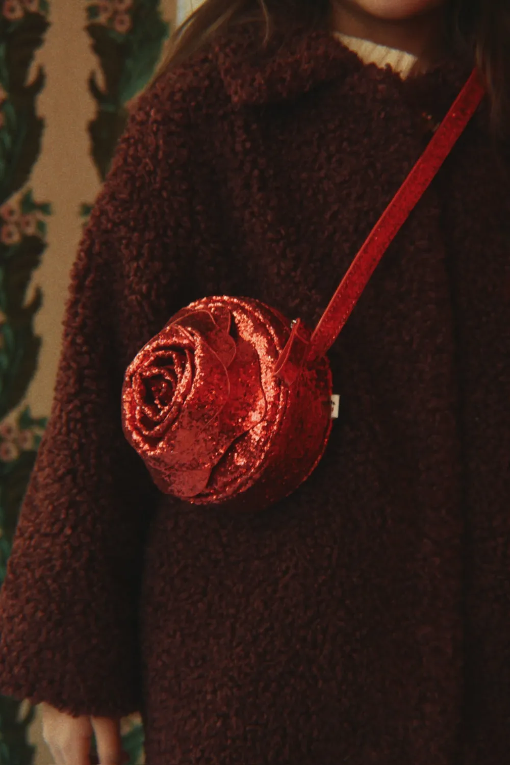 Konges Sløjd Rose schoudertas rio red glitter