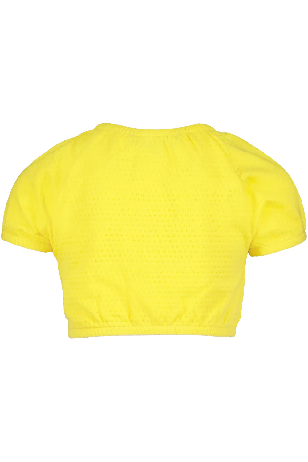 4PRESIDENT Lesly Yellow Crop Top geel borduursel