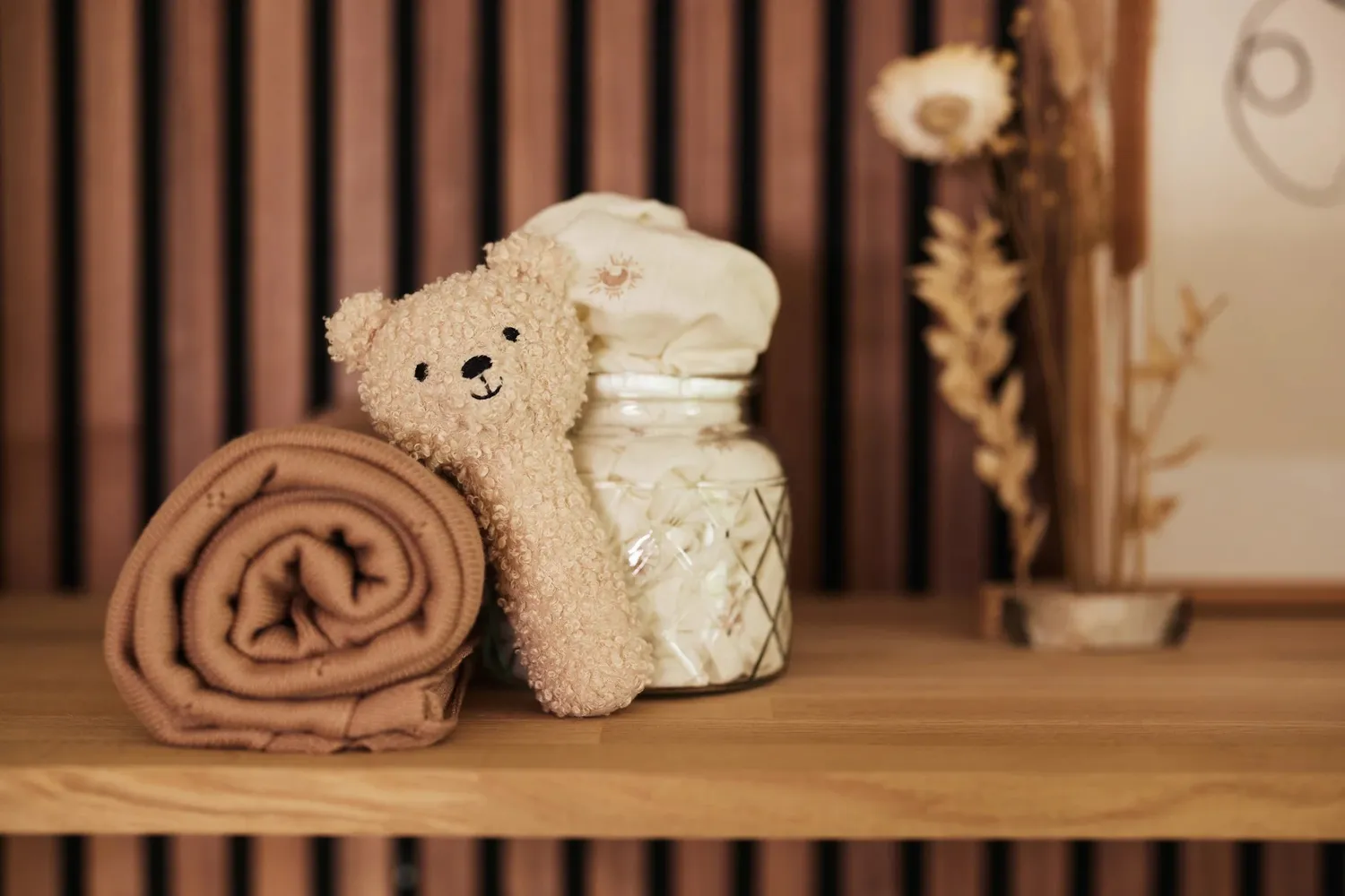 Soda Fashion Teddy Bear rammelaar naturel zacht