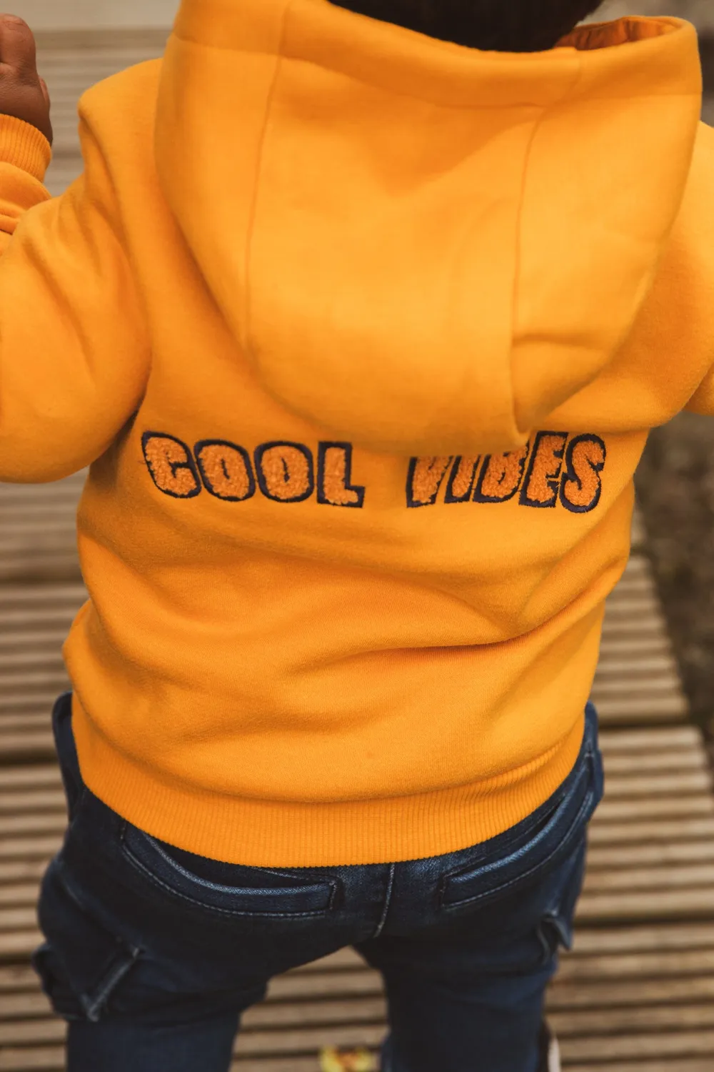 4PRESIDENT Riley Apricot hoodie jongens abrikoos