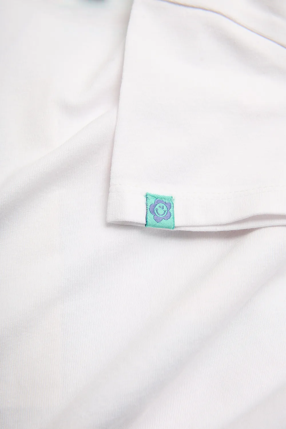 4PRESIDENT North White t-shirt meisjes wit glitter