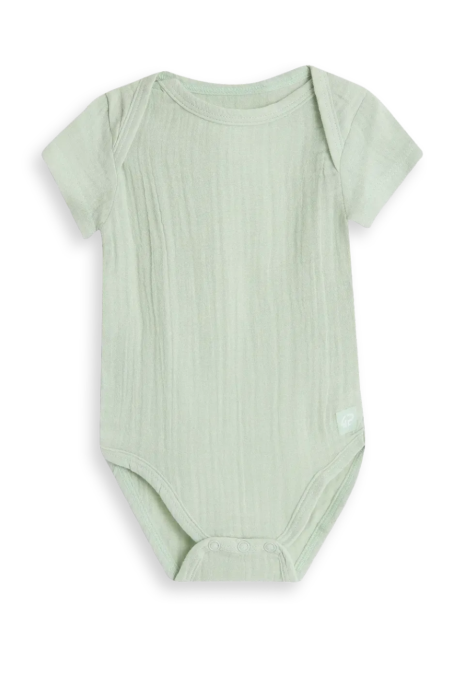 4President Mauri Romper baby silt green 100% katoen