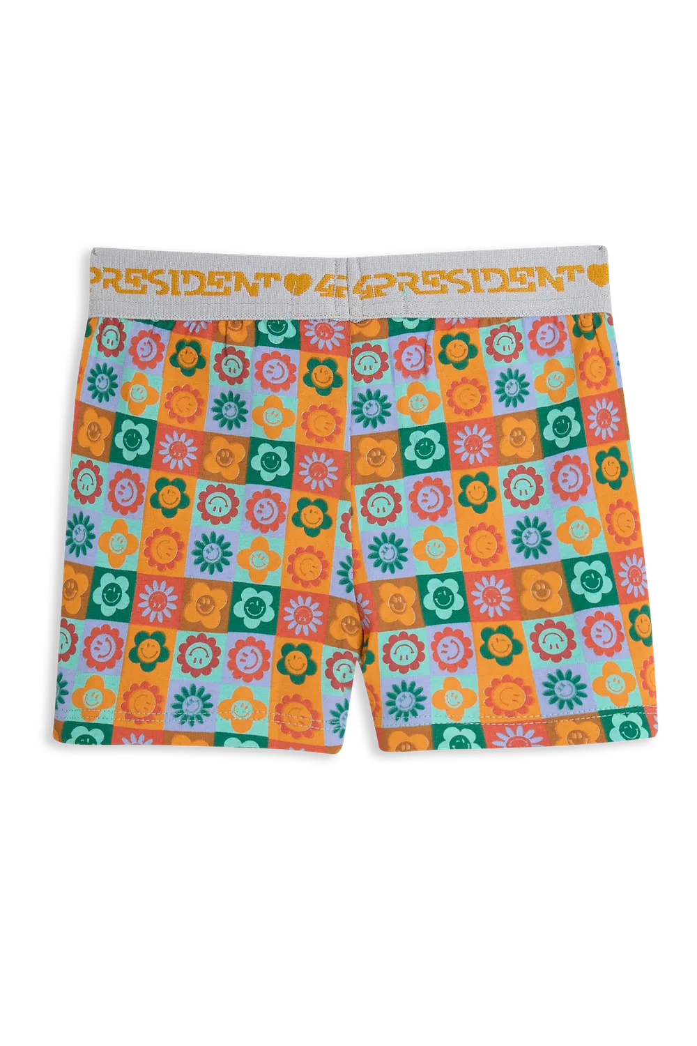 4PRESIDENT Nava Orange short meisjes bloemenprint