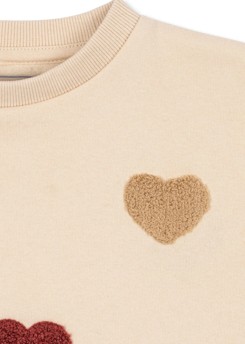 Konges Sløjd Lou Badstof Sweater bon coeur biokatoen