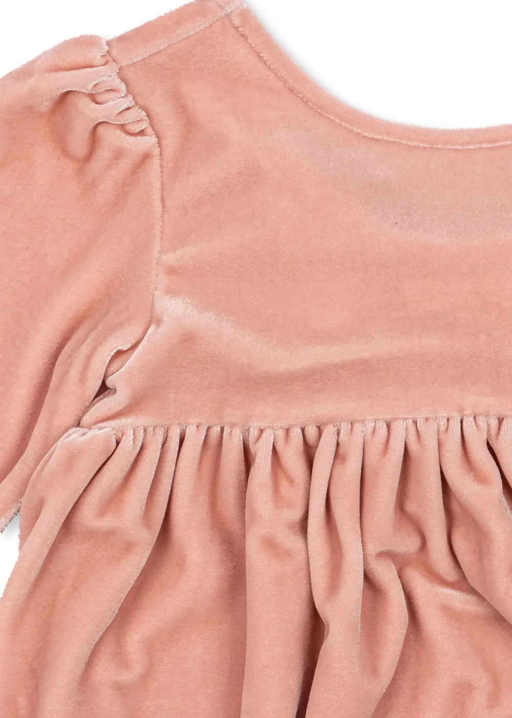 Konges Sløjd Gia jurk met strik mellow rose velours