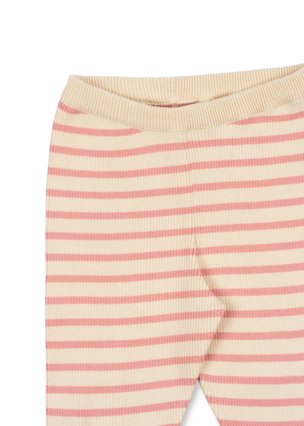 Konges Sløjd Buma legging peony butter stripe biokatoen